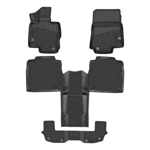 Mercedes GLS X167 Floor Mats - Omac - Rubber TPE - Black - 2020 Mercedes GLS X167 Floor Mats - Omac - Rubber TPE - Black - 2020